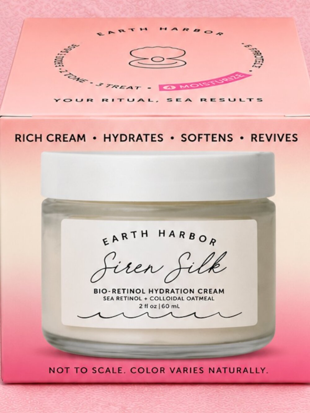 Earth Harbor Siren Silk Bio-Retinol Hydration Cream 2 oz | BNIB | $46 Retail